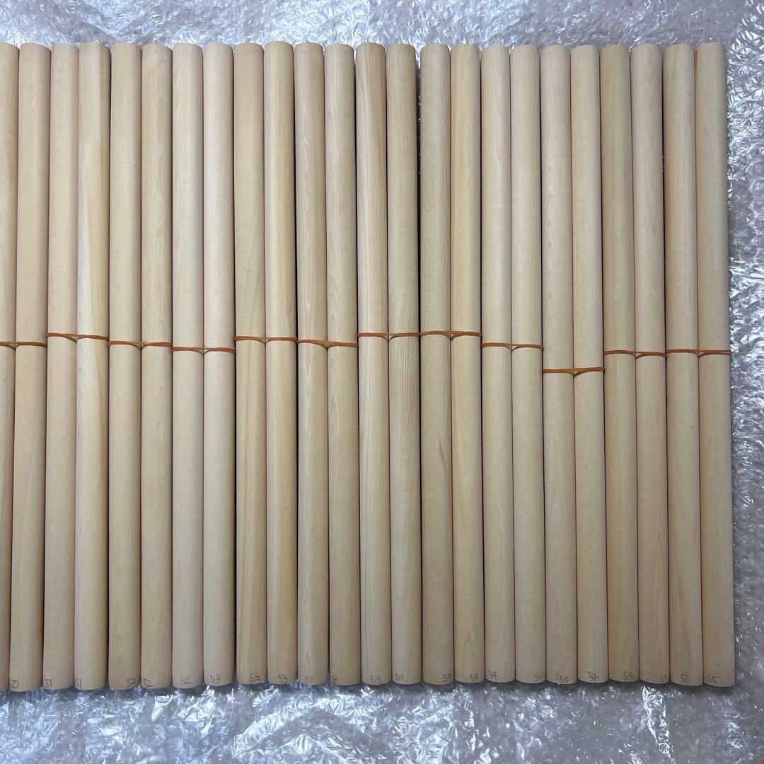 太鼓の達人マイバチ作成用 米ヒバΦ1.8×38cm　20セット