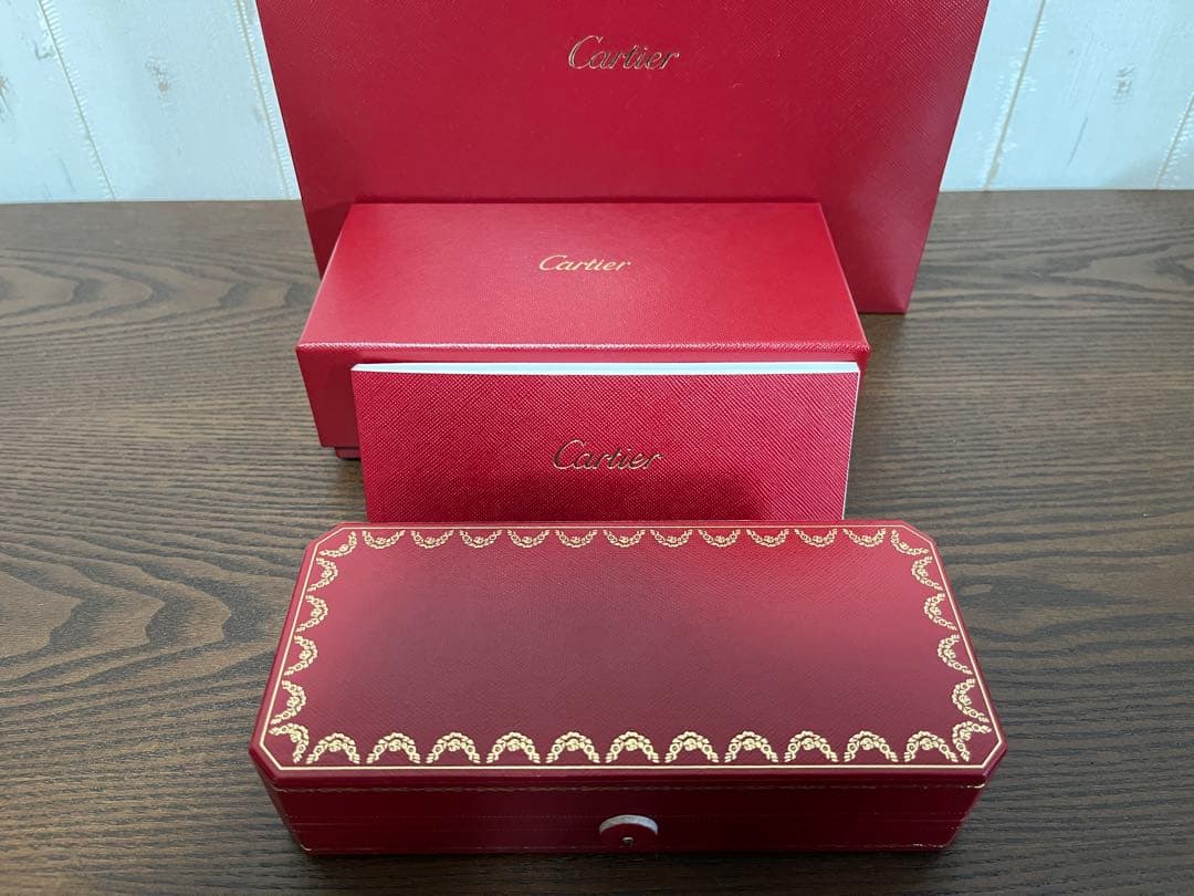 【新品・未使用】Cartier サントスドゥカルティエ　ボールペンSM（ブルー）