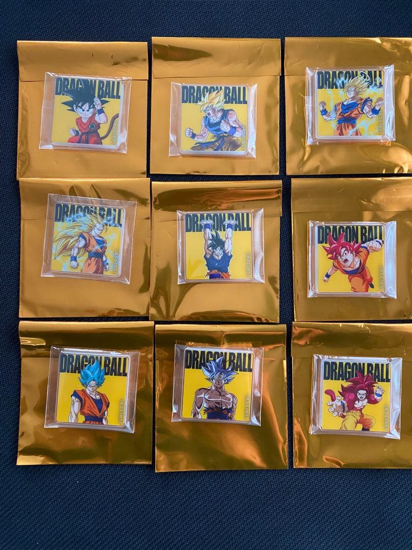 ドラゴンボール　ゲンキダマツリ　アクリルステッカー　フルコンプ