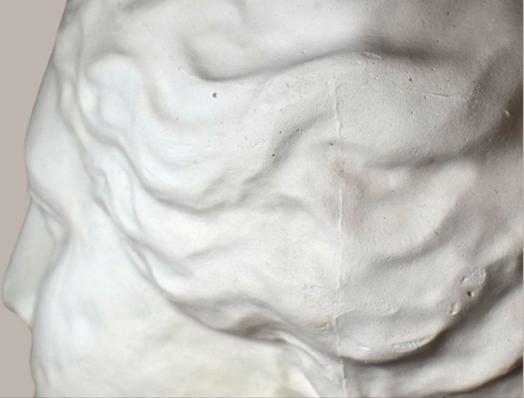 石膏像　古代ヴィーナス　アバタのヴィーナス　首像　デッサン