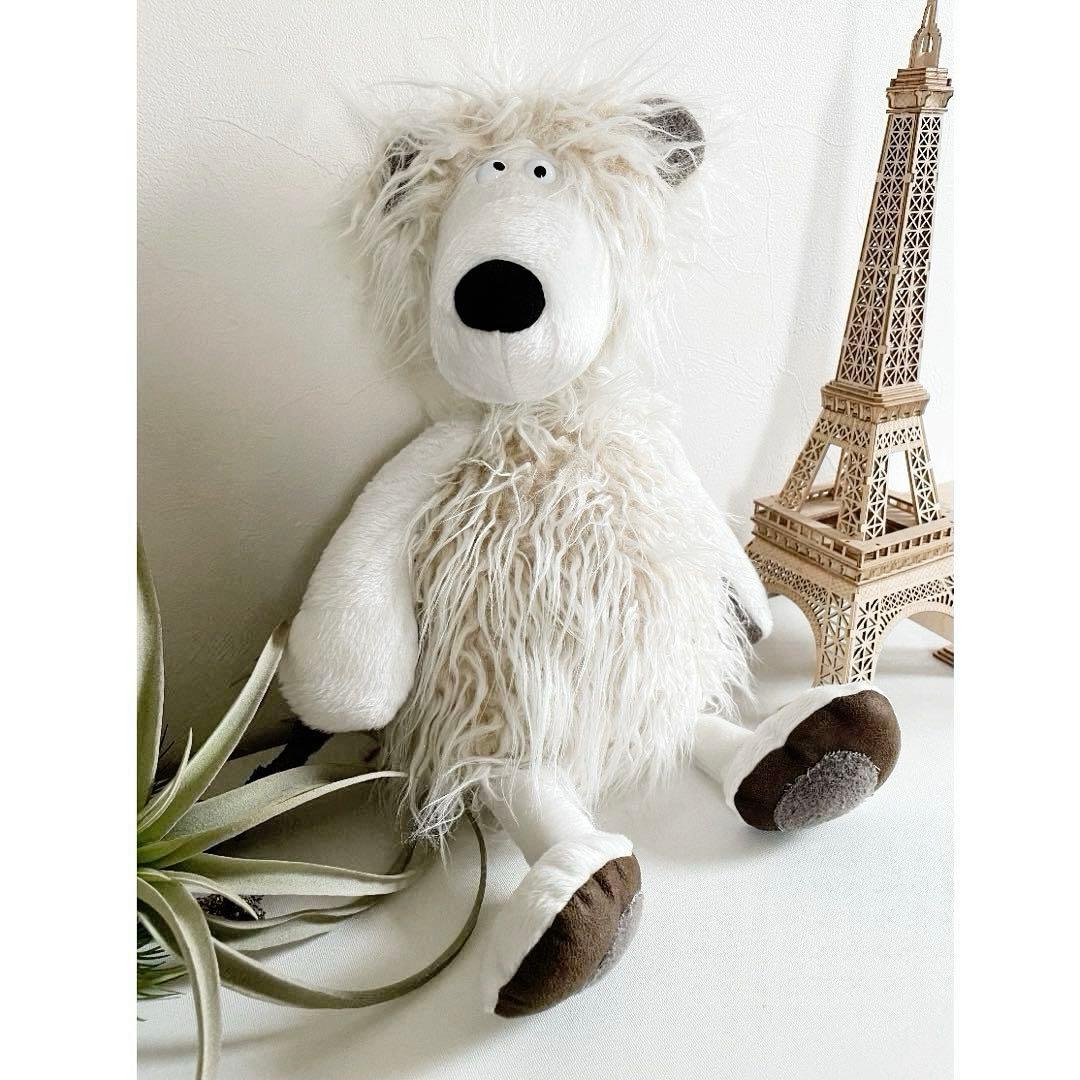 【美品】ボーネルンド　ぬいぐるみ　ビーストシリーズ　アイキー•ピキー　しろくま？