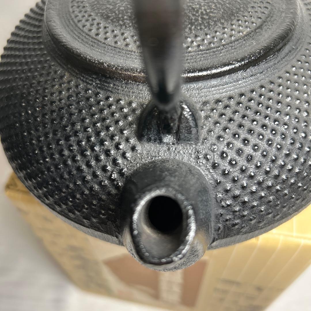 南部鉄瓶 鉄器 鉄瓶 算玉アラレ 急須 やかん 鉄分補給 「三傳藝統」 元箱