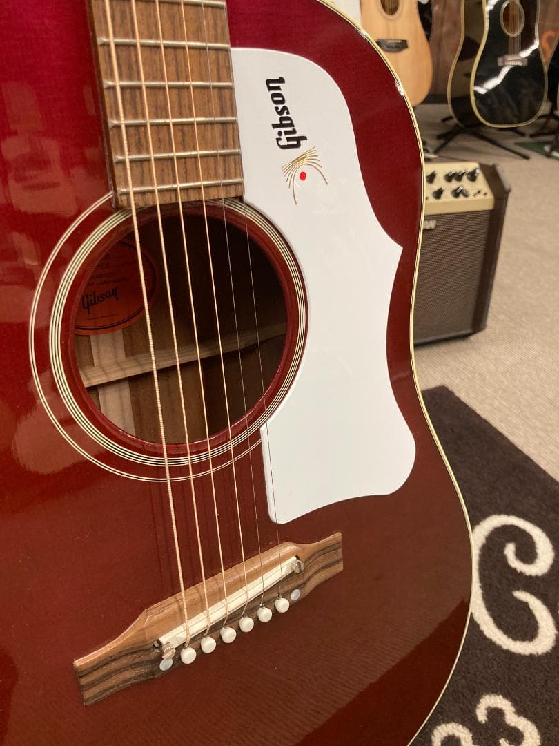 【J45_軽量】美品格安　ギブソンj-45 1960s ワインレッドカラー
