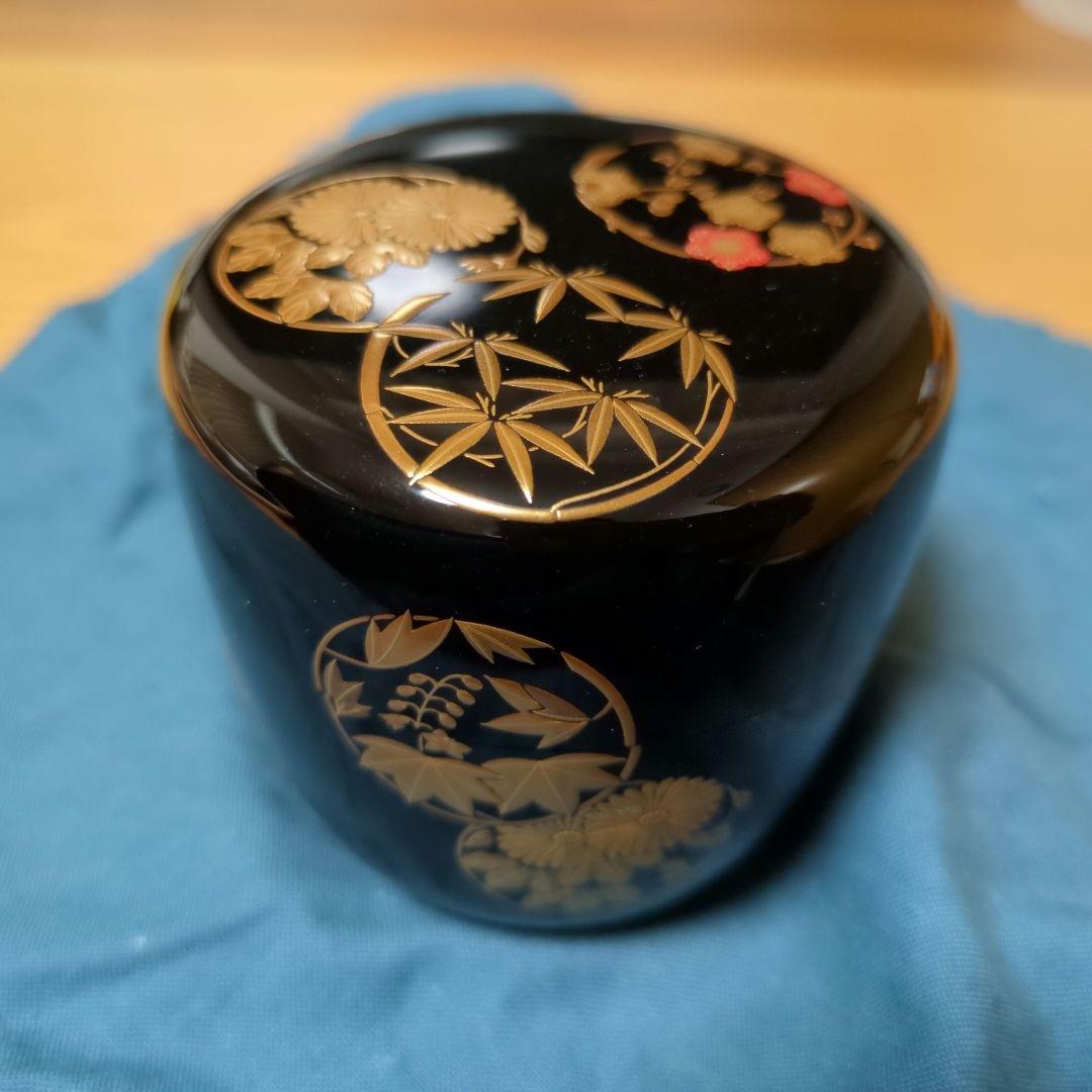 Alan Smitheeさま専用 鵬雲斎書付 花丸蒔絵(四君子) 茶道具 大棗