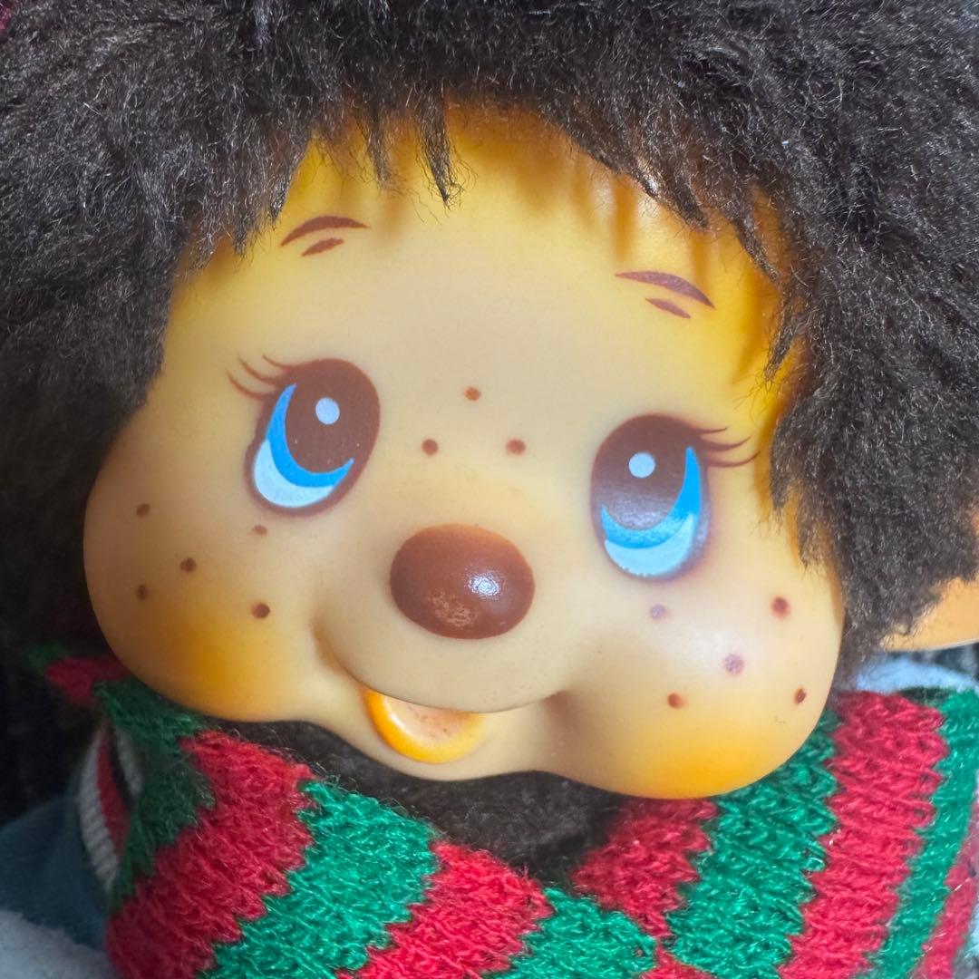 モンチッチ セキグチ いちご ぬいぐるみ 昭和 レトロ 帽子 レア 初代 4本指