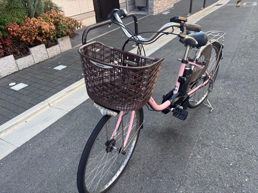 Panasonic電動アシスト自転車 ピンク シティタイプ