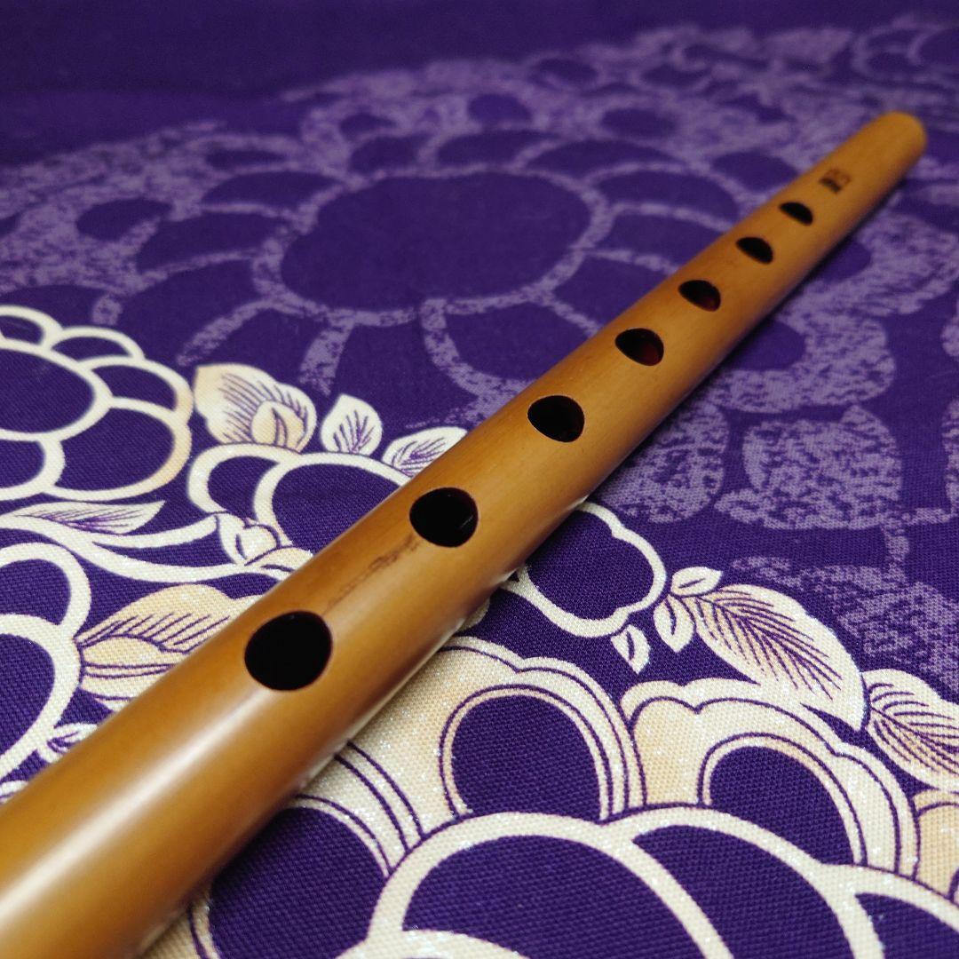 篠笛　五本調子　古典調　拭漆