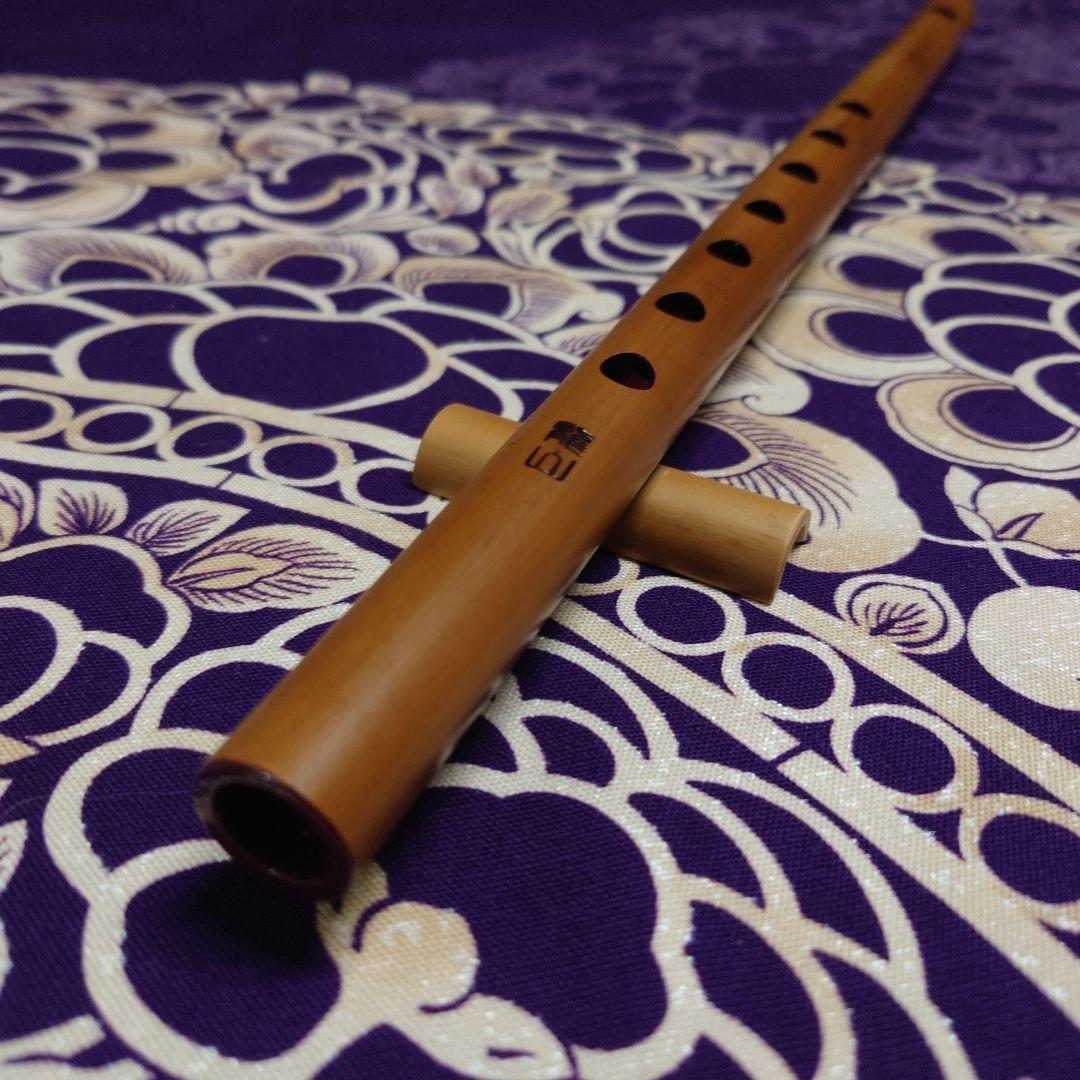 篠笛　五本調子　古典調　拭漆