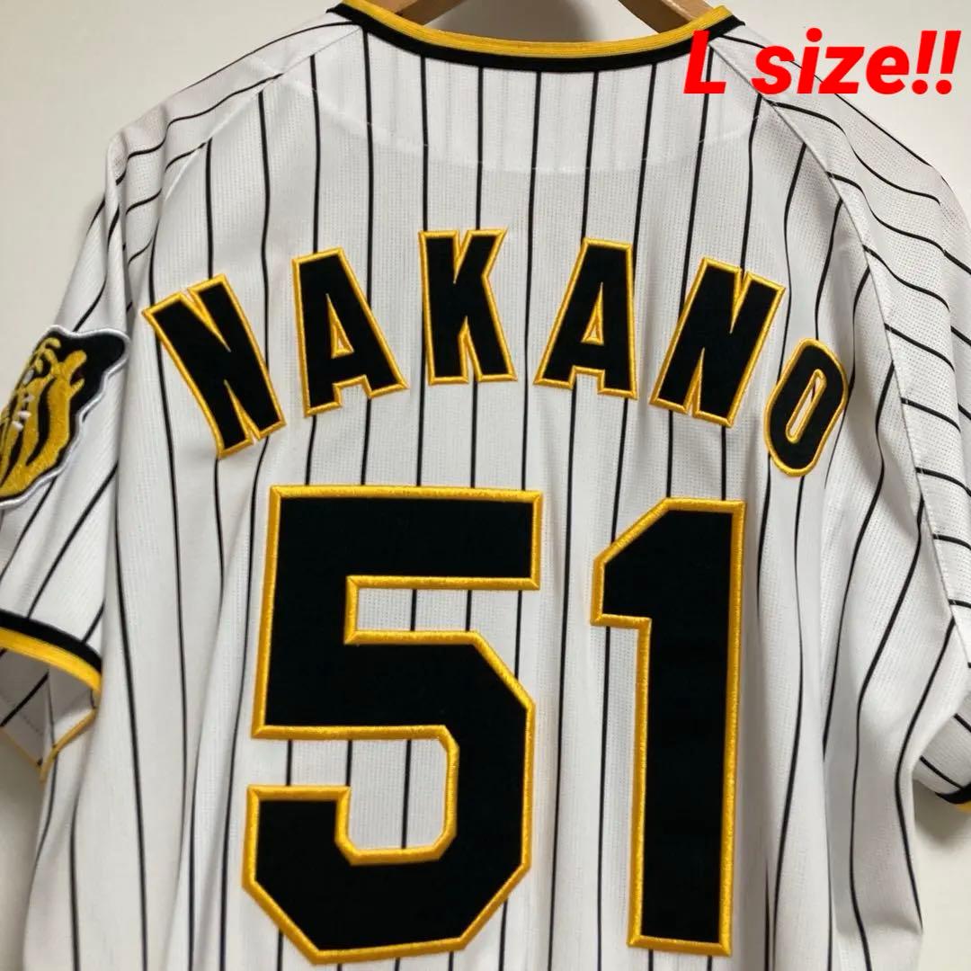 【廃盤品51番】2023年リーグ優勝&日本一阪神タイガース中野拓夢ユニフォームL