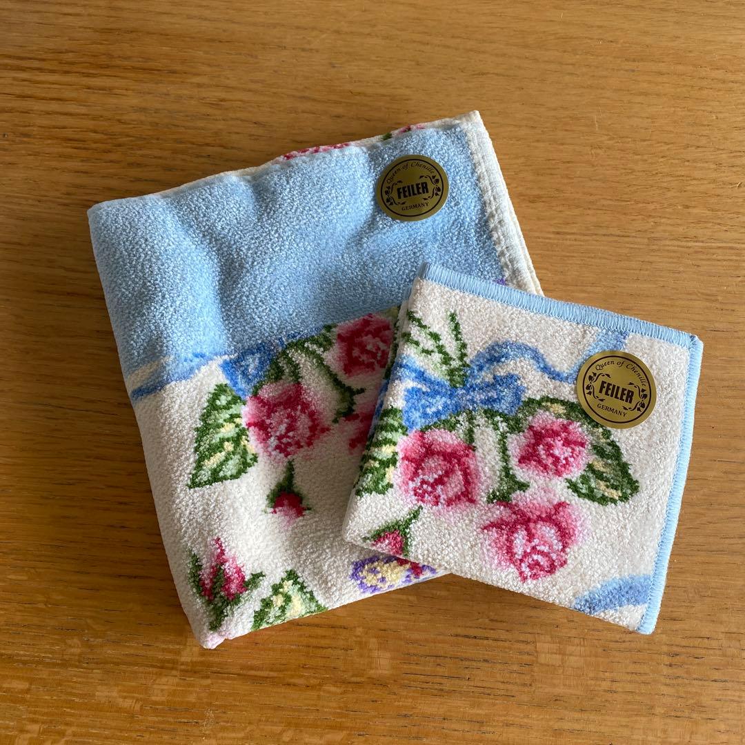 フェイラー　非売品　フェイスタオル　ハンカチセット