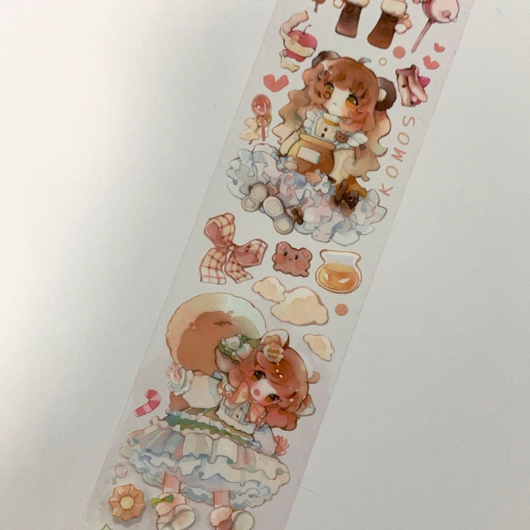 U085. 【中古】Komos空物館 森林软糖 マスキングテープ PET