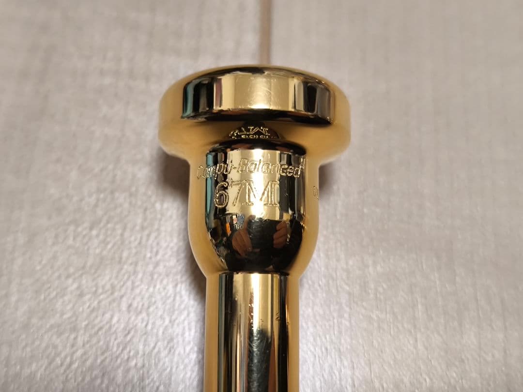 ス*号様 GR 67M GP トランペット マウスピース ゴールド 金メッキ