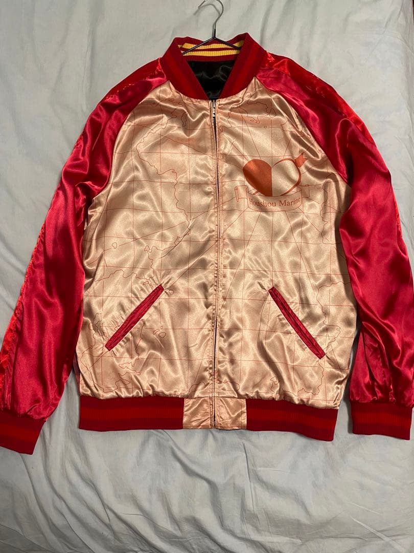 【もみ】　ホロライブ　宝鐘マリン　武士刺繍スカジャン　ブシロード