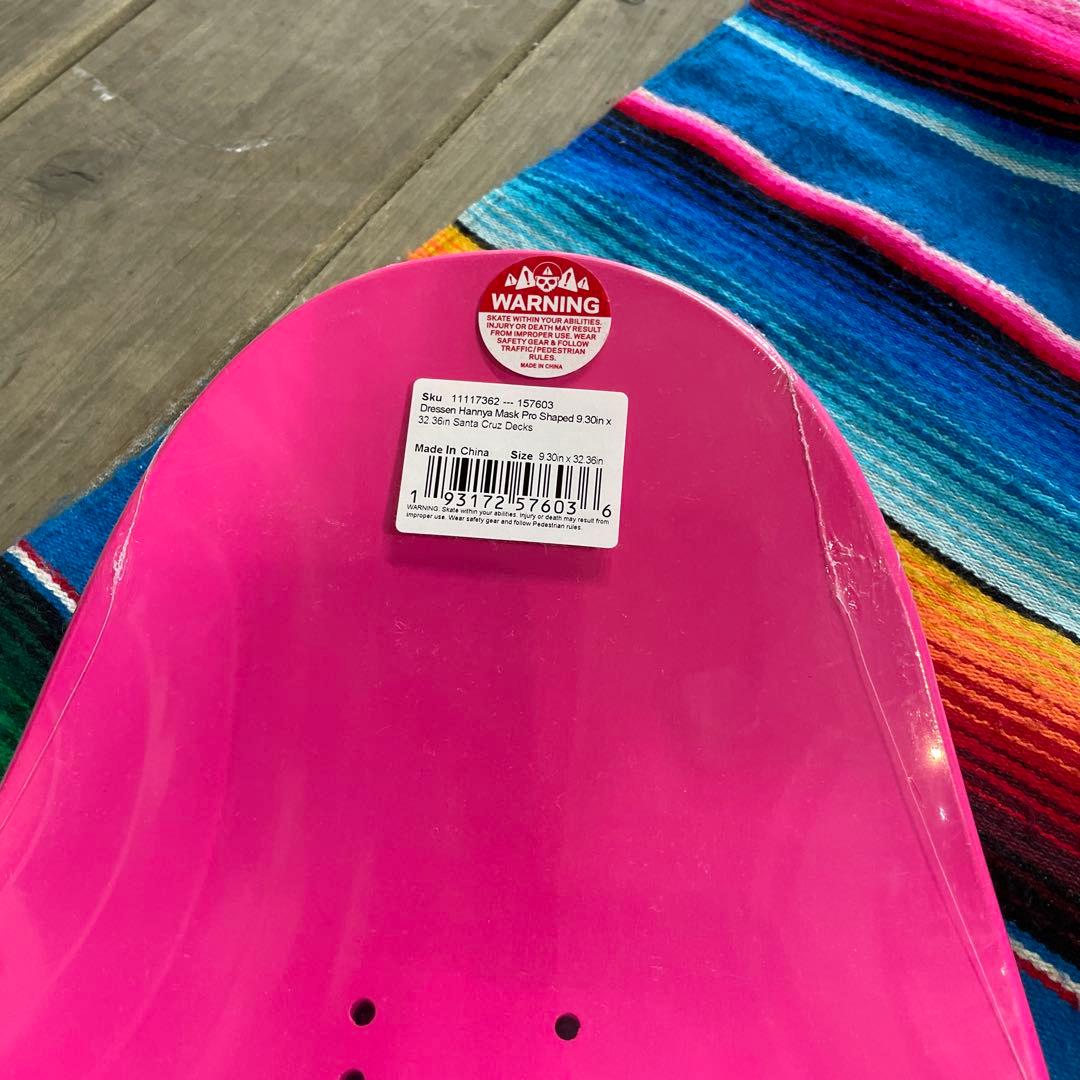 SantaCruz DRESSEN HANNYA MASKスケボープロデッキ