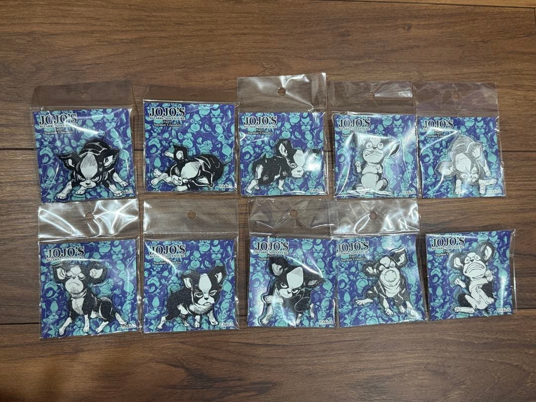 ジョジョの奇妙な冒険3部★イギー★アクリルバッジ　2015JJフェアバッヂ