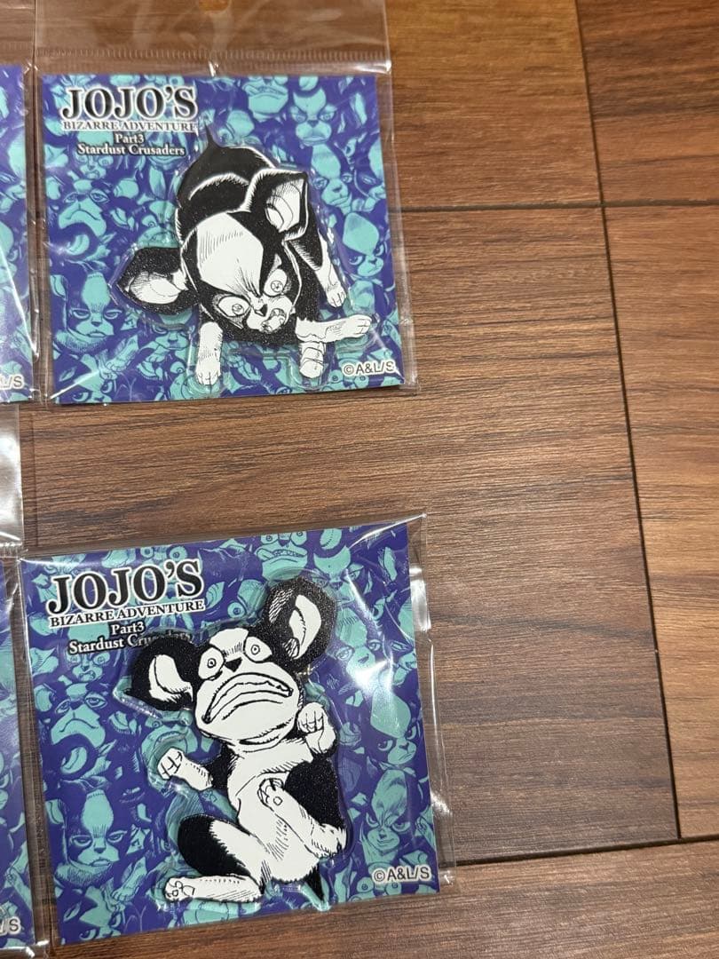 ジョジョの奇妙な冒険3部★イギー★アクリルバッジ　2015JJフェアバッヂ