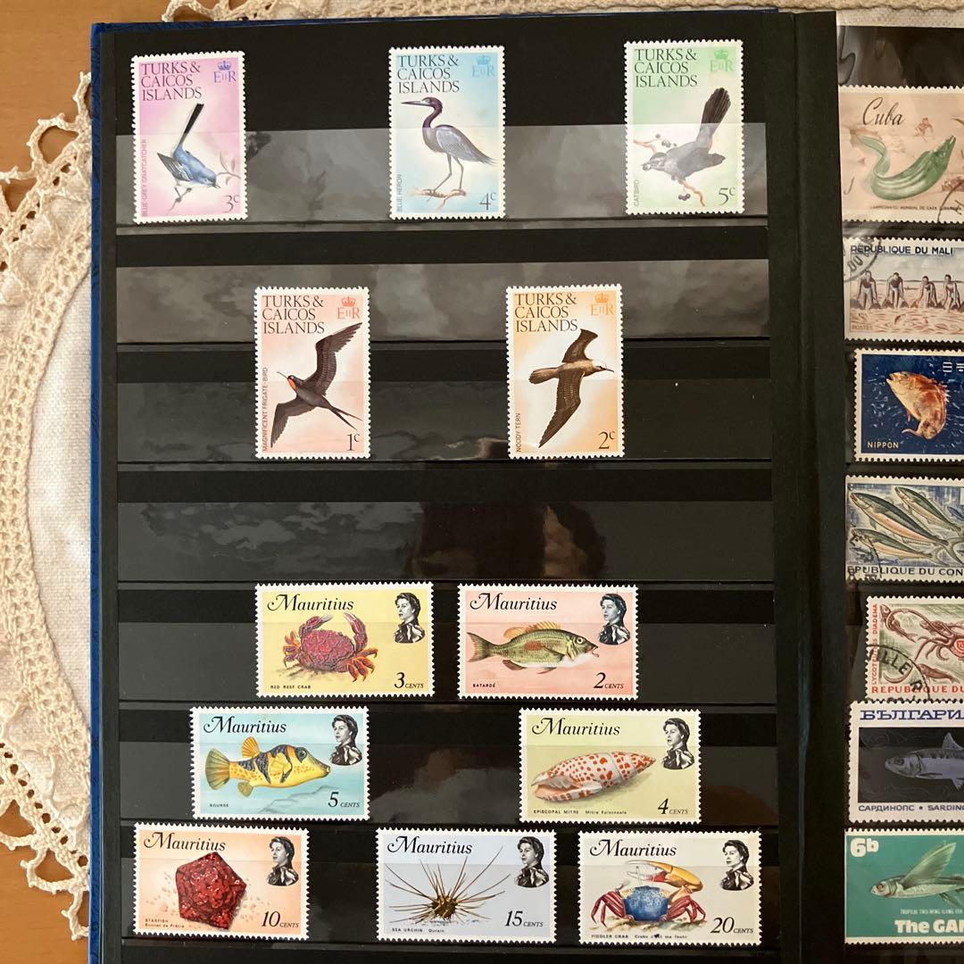 日本、世界の古切手コレクション　古いハガキ３枚　戦前　切手アルバム