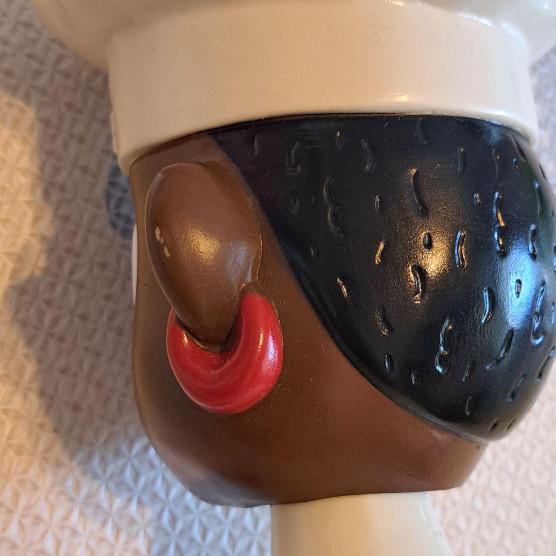 オリエンタルカレー　シェフキャラクター フィギュア　首降り　ソフビ　昭和レトロ