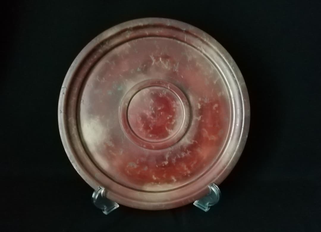 逸品　珍品　安藤七宝A　銅製　槌起七宝　盆　小物入れ　銘々皿　和骨董アンティーク