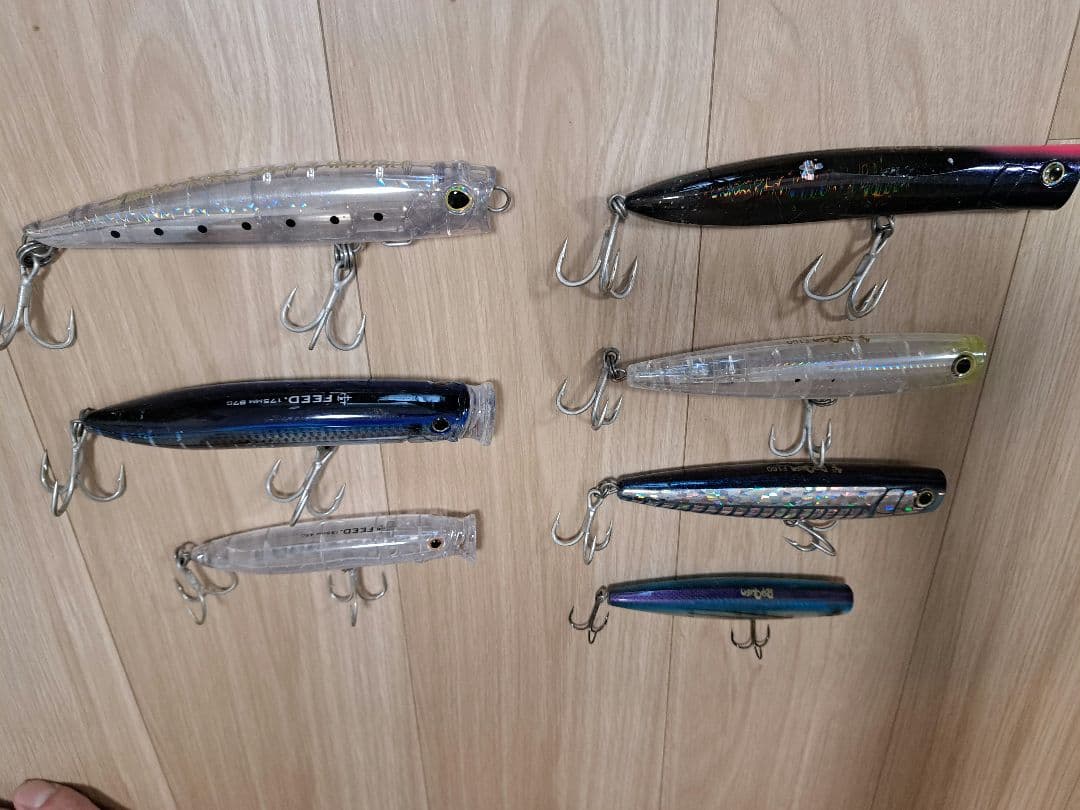 ポッパー　フック付き　バラ売り可　ダックダイブ　ポップクイーン　フィードポッパー