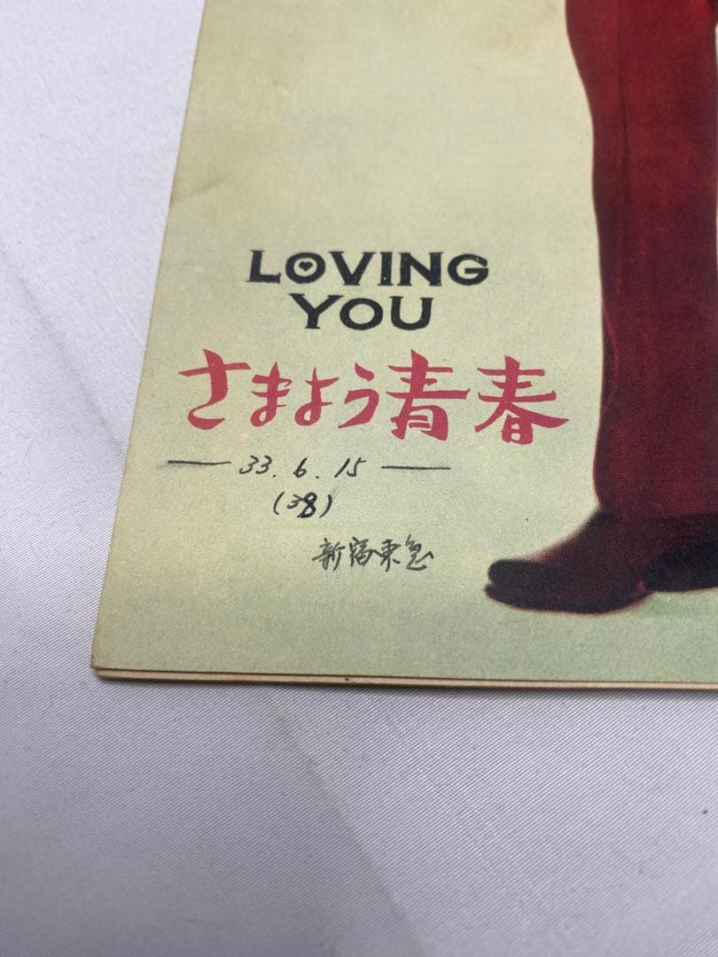 ★さまよう青春★当時物映画パンフレット★エルヴィスプレスリー★エルビスプレスリー