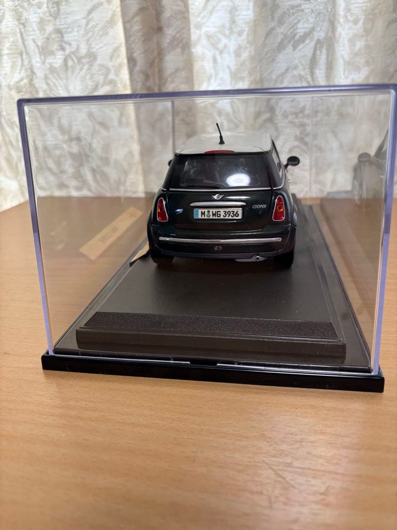1/18Maisto MINI COOPER 深緑ダークグリーン×白屋根USED
