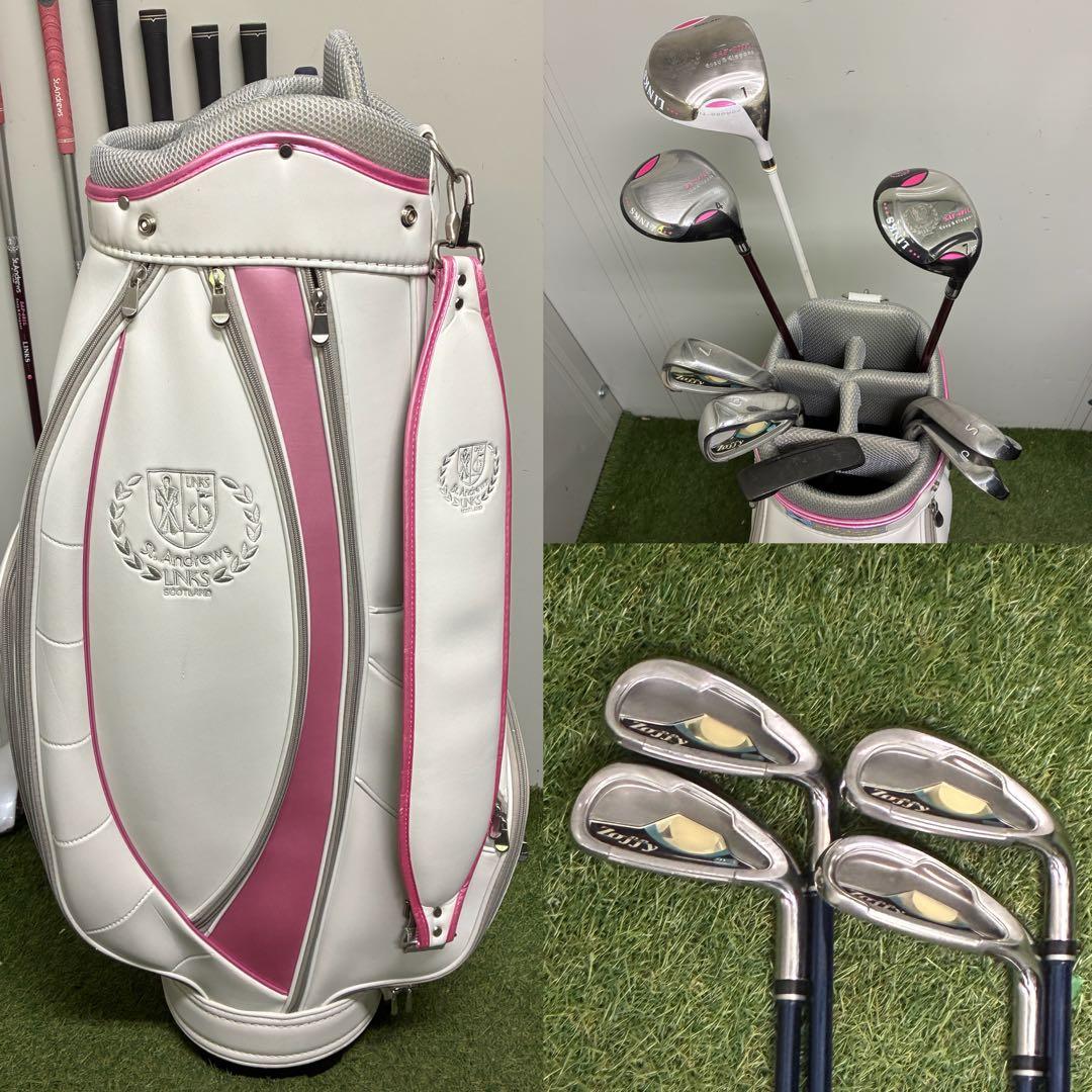 レディースゴルフクラブセット【St Andrews】【ZOFFY】【初心者用】★