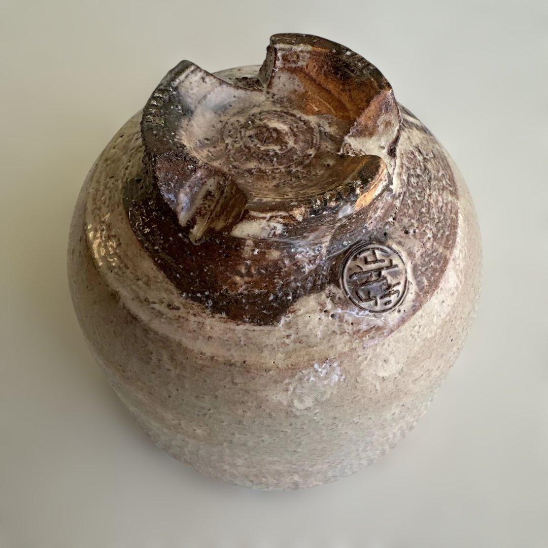 ★ 萩焼　茶盌　15代坂倉新兵衛　★ 銘：羽衣　★ 表千家14代而妙斎箱書