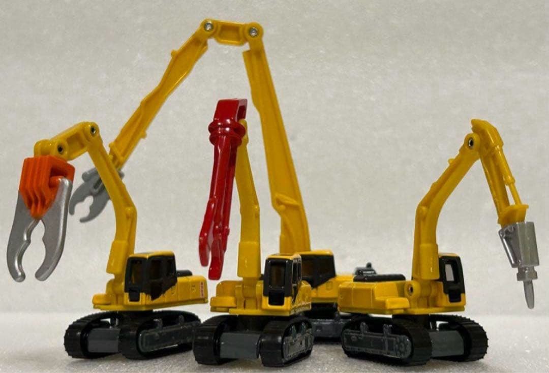 トミカ 建設車シリーズ 3点セット 解体車両 道路工事 トンネル工事セット