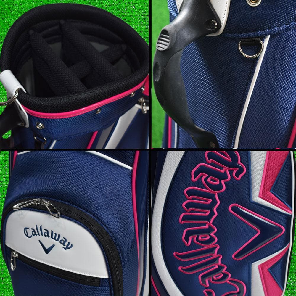 Callawayキャロウェイ キャディバッグ９型【ネイビー 美品！