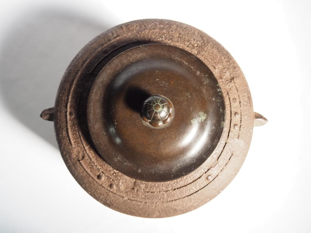 2代下間庄兵衛造『万代屋釜』15代大西清右衛門（浄心）極箱