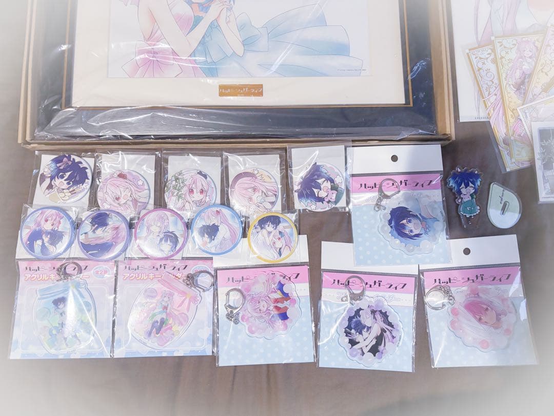 ハッピーシュガーライフ S賞 キャラファイングラフ ぬいぐるみなどまとめ売り