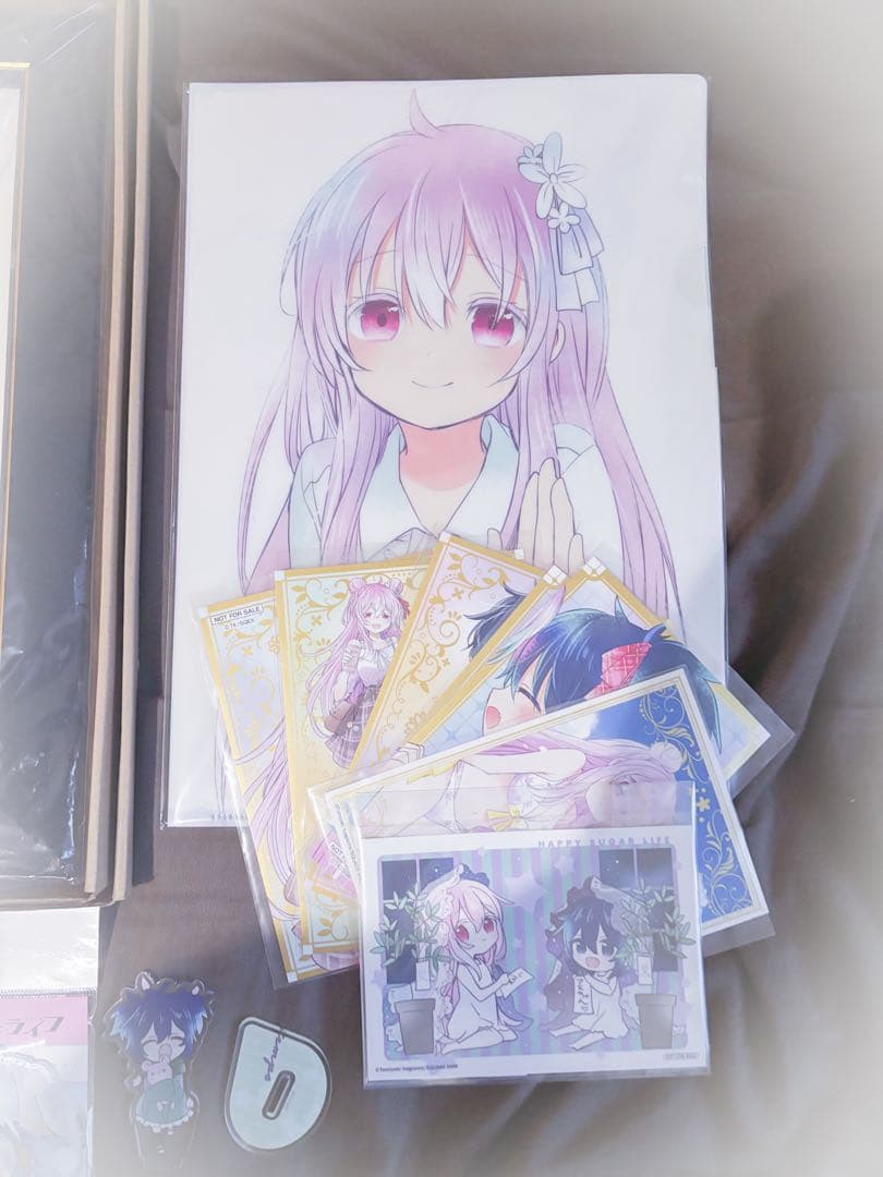 ハッピーシュガーライフ S賞 キャラファイングラフ ぬいぐるみなどまとめ売り