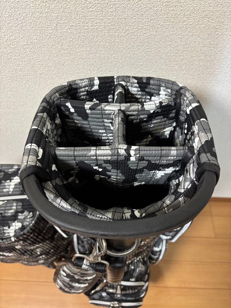オウル OUUL キャディバッグ シルバークラシックカモフラージュ　美品