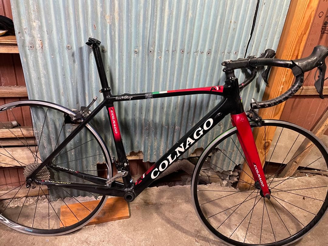 COLNAGO ロードバイクフレーム ブラック/レッド 今週のみ値引きします。