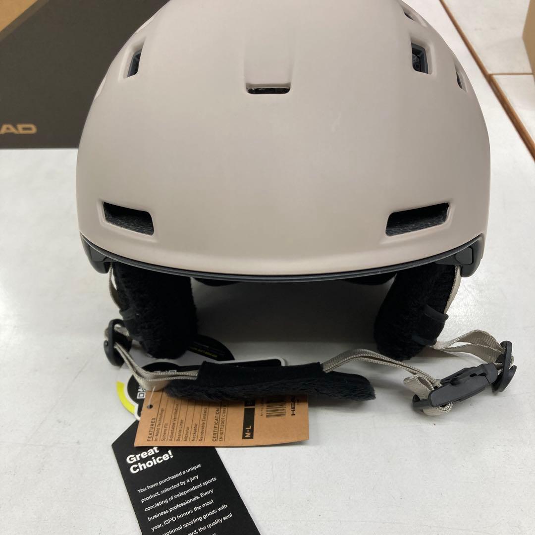 新品未使用　HEAD スキー用ヘルメット ベージュ　MH-03