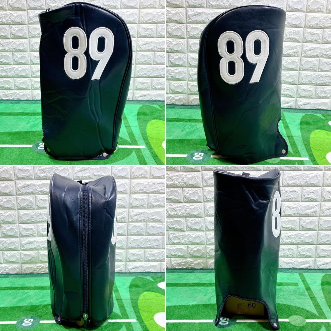 PEARLY GATES スタンド式 キャディバッグ ネイビー ネームタグ付