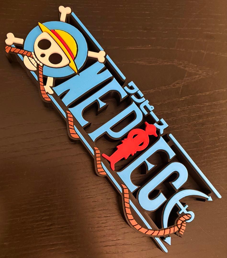 ワンピース ONE PIECE ビッグサイズ ロゴフィギュア 27cm