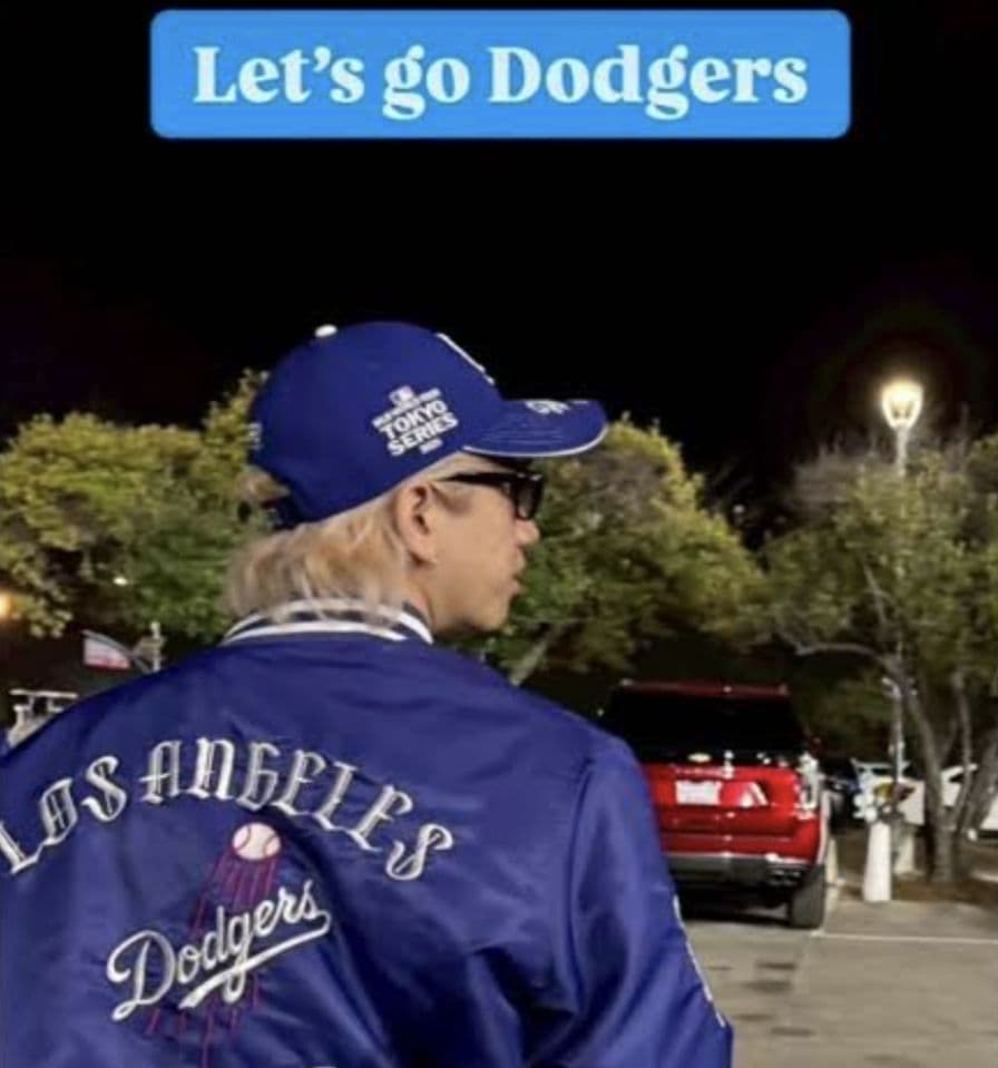 GR8 ドジャース キャップ ワンオク TAKA着用