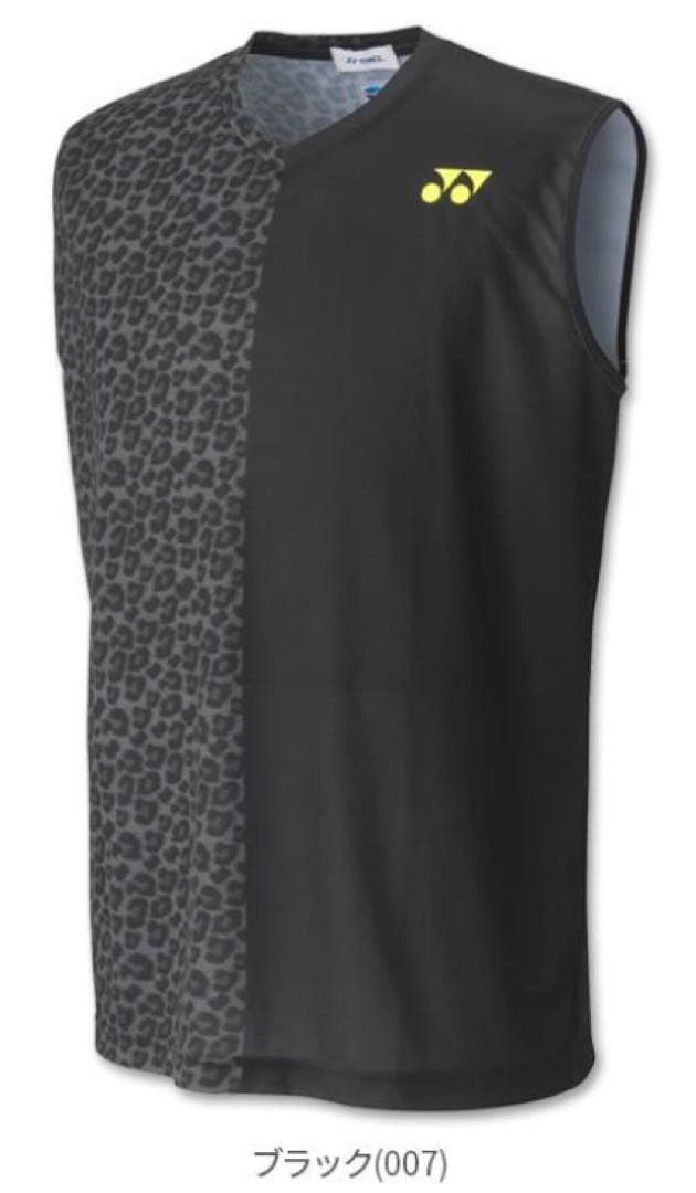 YONEX ヨネックスノースリーブゲームシャツ 黒 サイズM 【レア】