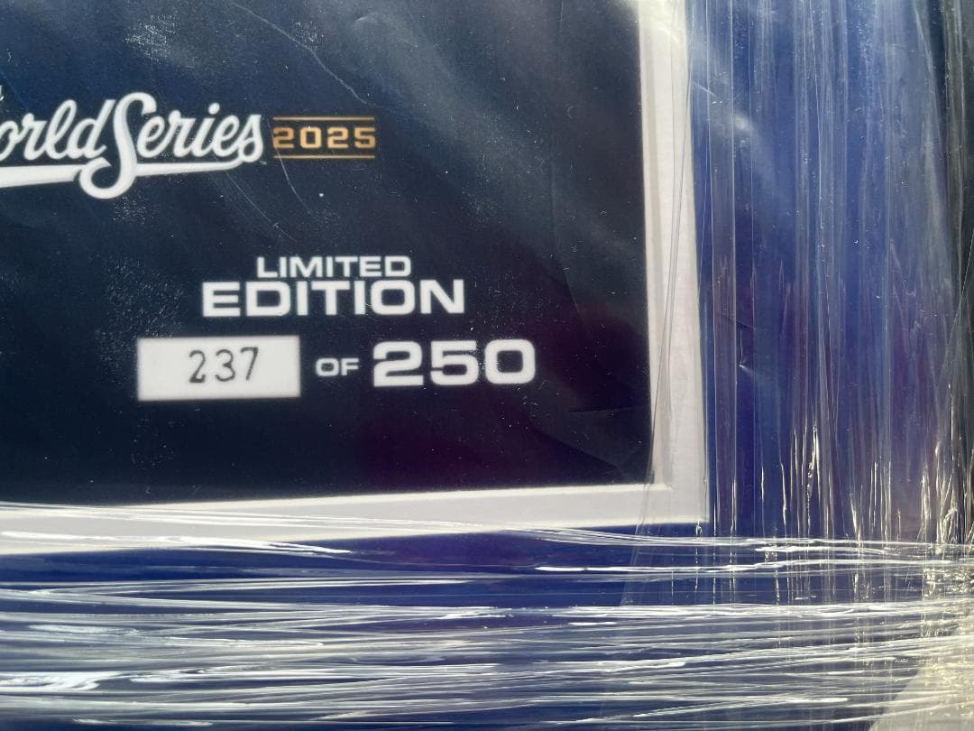 山本由伸 2025 WS MVP 記念フレーム 実使用ダート入り 正規品 限定