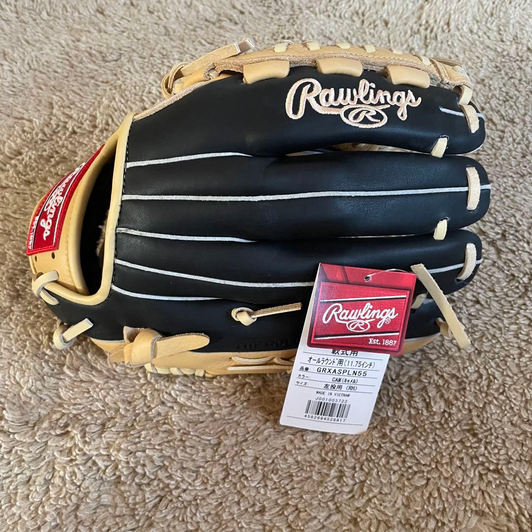 【未使用品】ローリングス 一般軟式グローブ 左投げ オールラウンド用 タグ付
