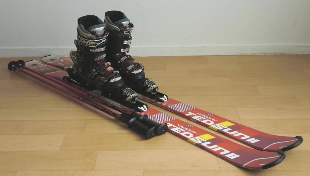 ■■送料無料■SWALLOW■メンズスキーセット■板153靴25.5■メンテ付■