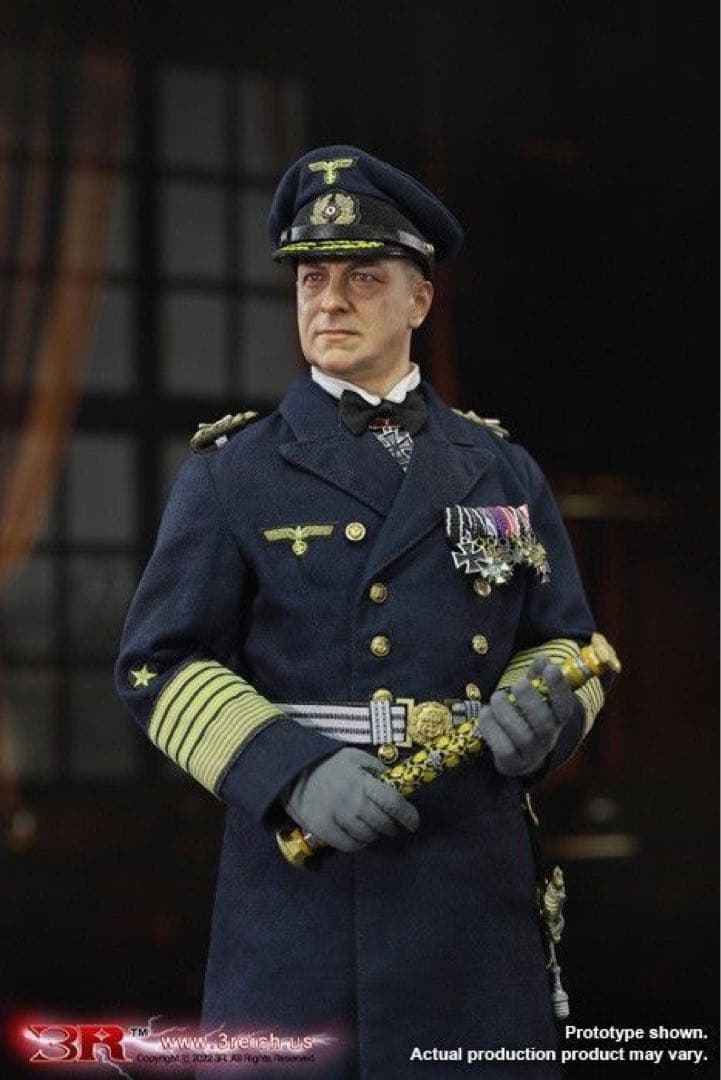 3R GM650 WW2ドイツ海軍総司令官 エーリヒ・レーダー 1/6