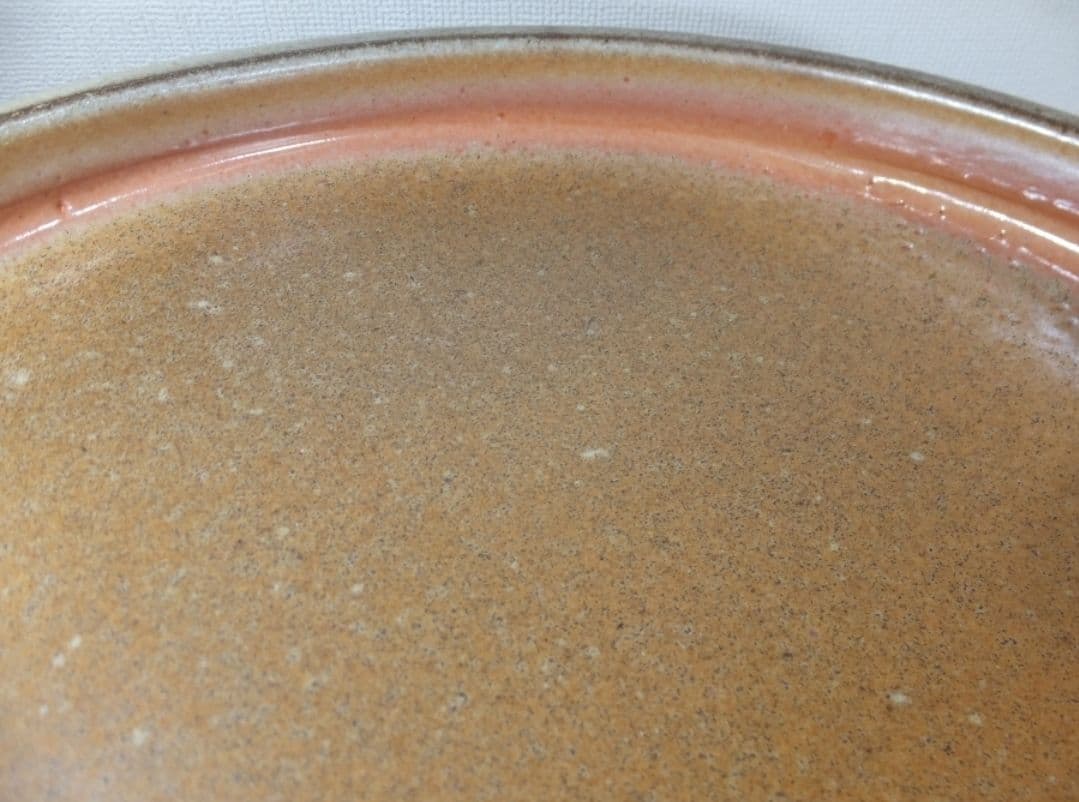 真作保証 藤原敬介 (恭助) 備前志野台付鉢 備前焼 志野焼 県指定無形文化財