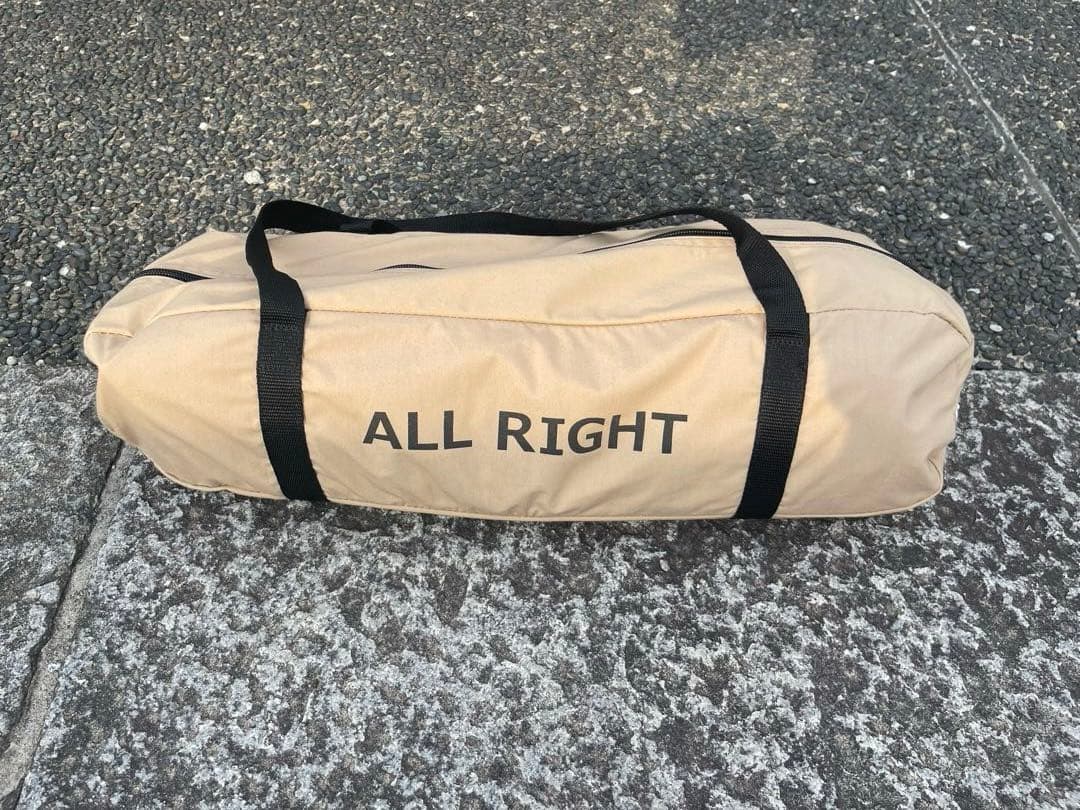 ポールセット美品DOD タープ ベージュ ALL RIGHT