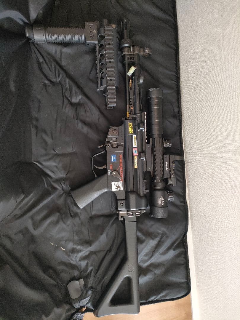 MP5 RAS 電動ガン カスタム済 マガジン2本、その他付属品付き