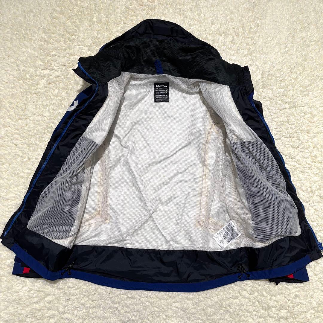 DAIWA レインマックス　メンズ　L セットアップ　ブルー/ブラック