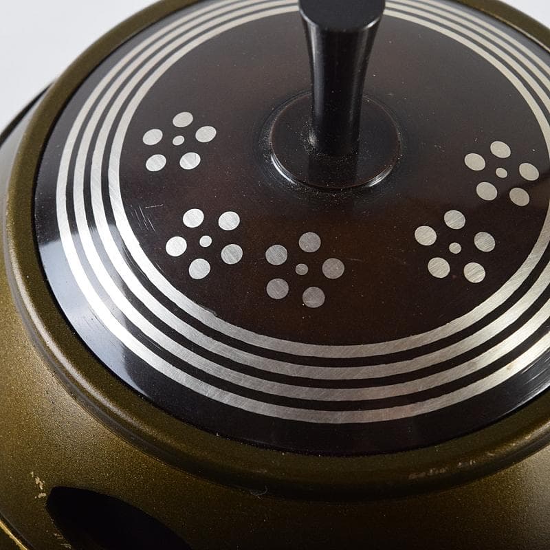 人間国宝　中川衛作　銀象嵌　香りの器　香炉　ポプリ・オイル付　共箱　MR8734