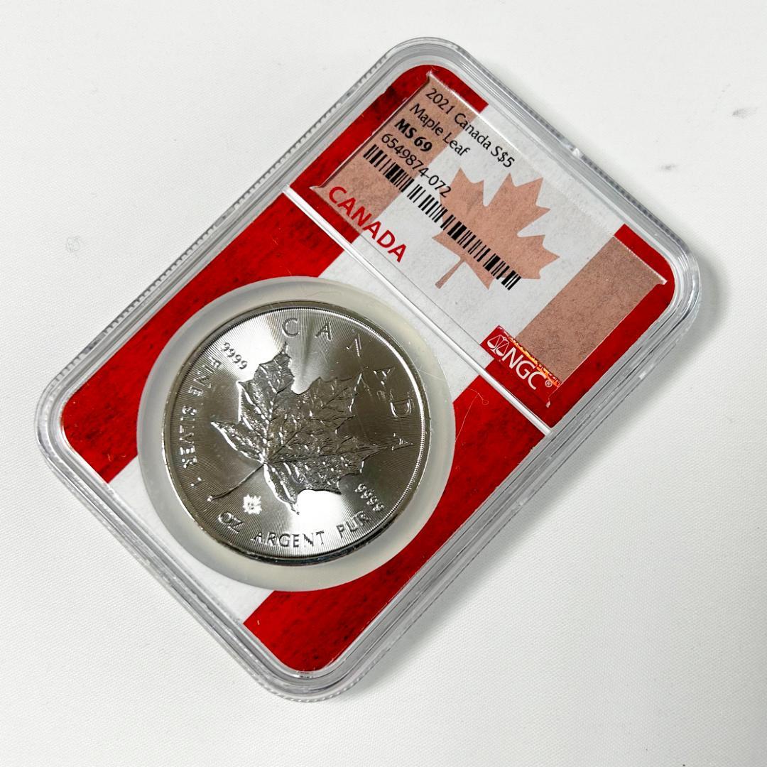 2021年 カナダ　メープルリーフNGC MS69 6549874-072